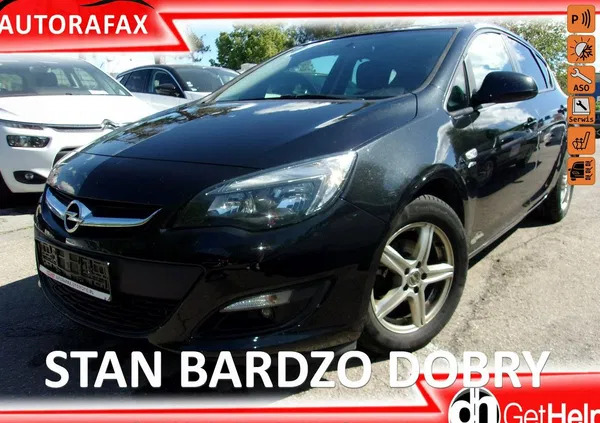 samochody osobowe Opel Astra cena 29900 przebieg: 116660, rok produkcji 2014 z Andrychów